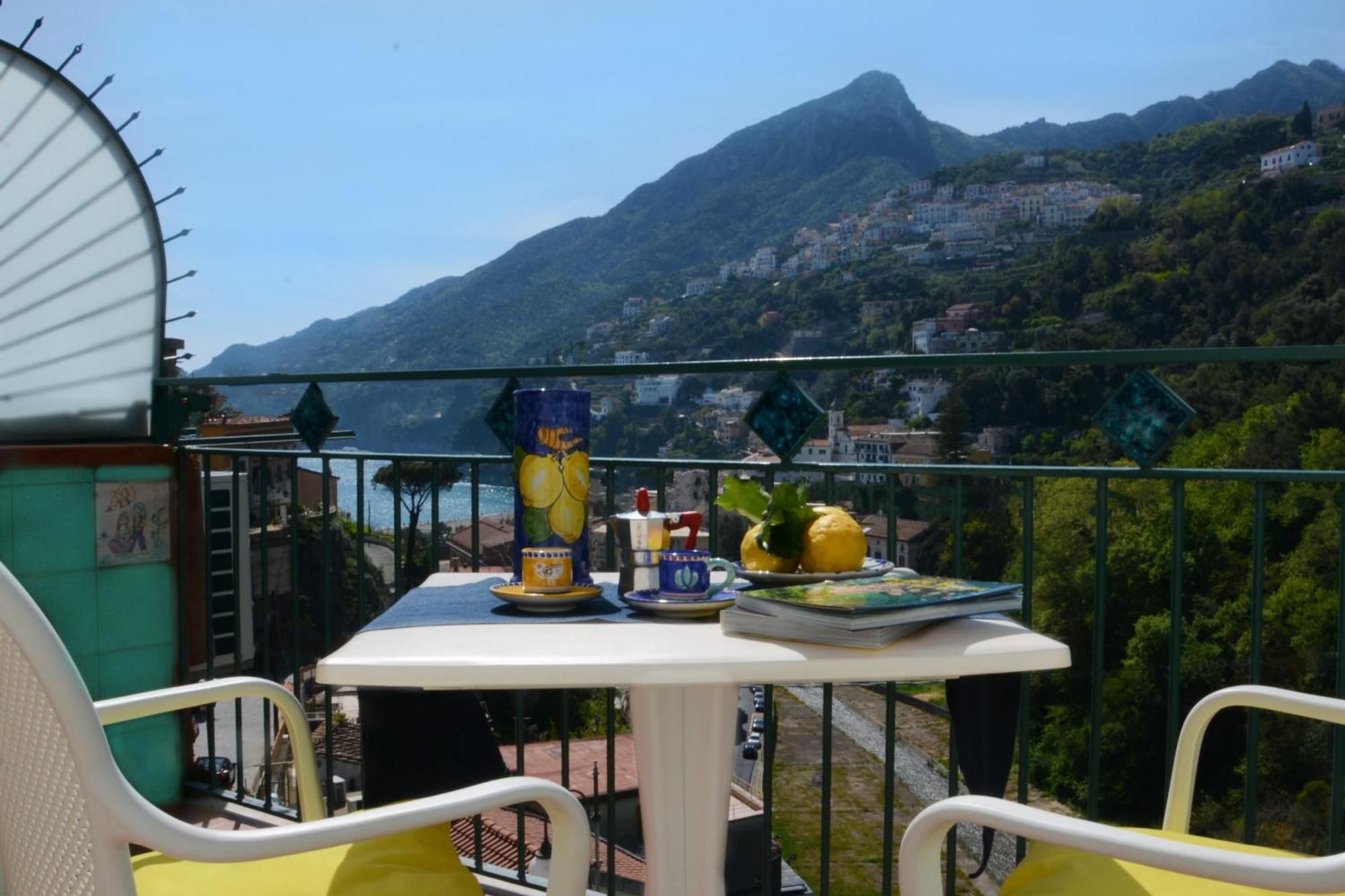 Panoramic Flat Amalfi Coast - Sea View 1 Appartement Vietri Buitenkant foto